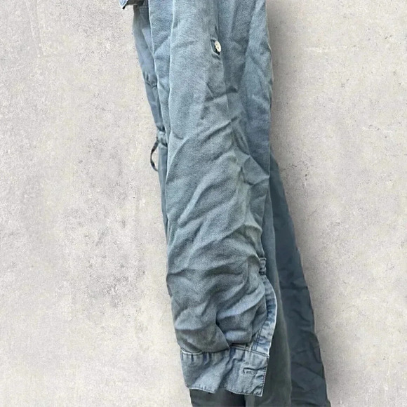 gap maternity light wash denim dress with pockets, size L - Picture 6 of 13